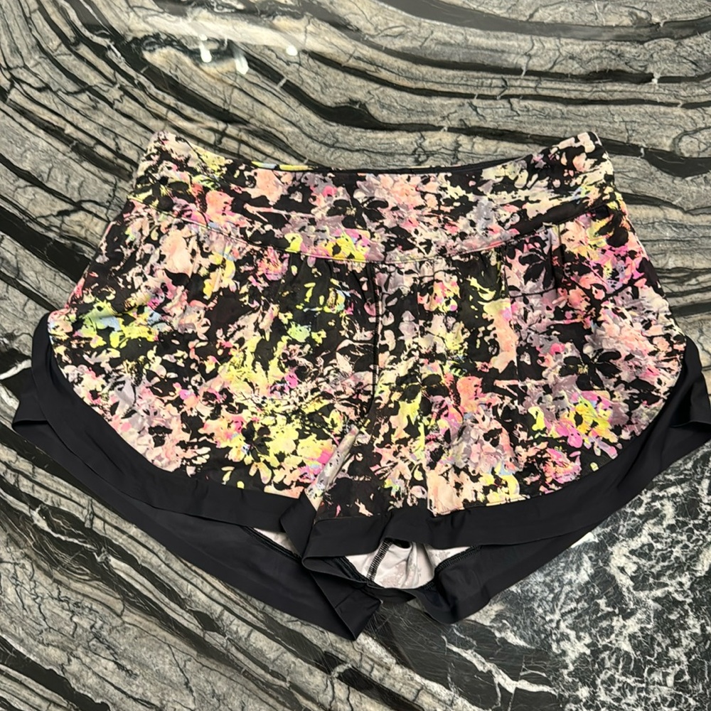 Lululemon floral shorts
